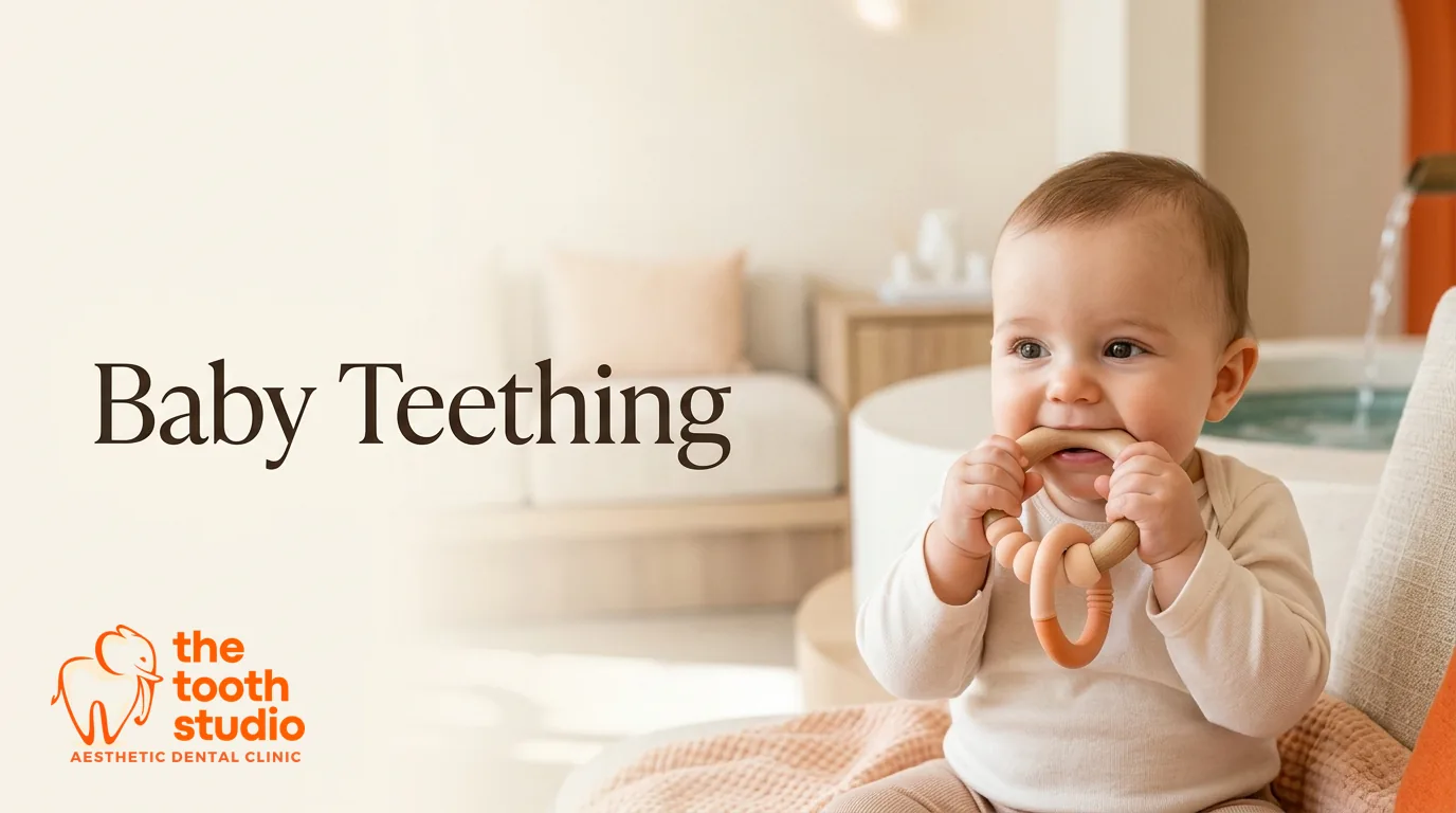 Teething in Babies: Symptoms and Soothing Tips - The Tooth Studio, Kukatpally Hyderabad