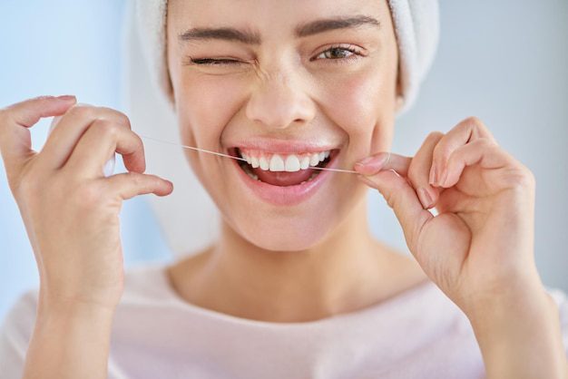 gentel flossing